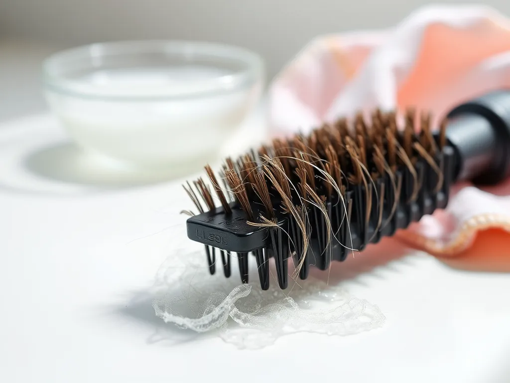 Jak wyczyścić szczotkę do włosów z kurzu?