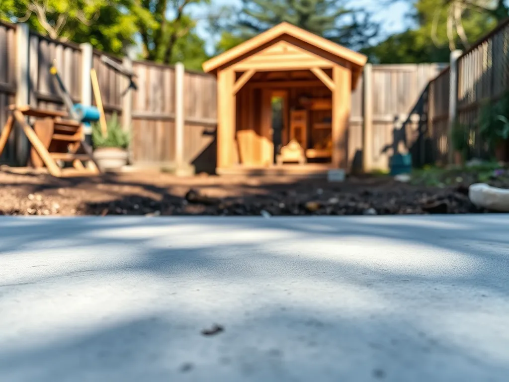 Wylewka pod domek narzędziowy – krok po kroku