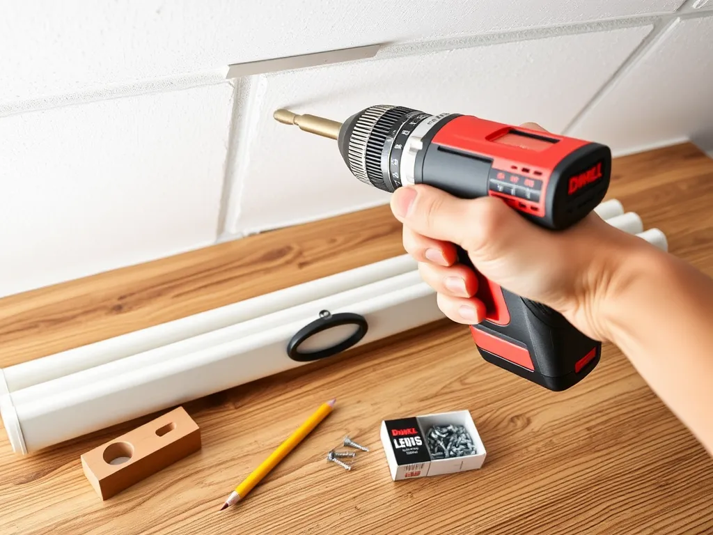 Jak zamontować karnisz sufitowy?