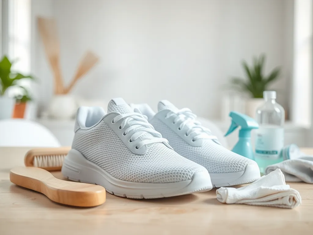 Jak wyczyścić białe buty z siatki?