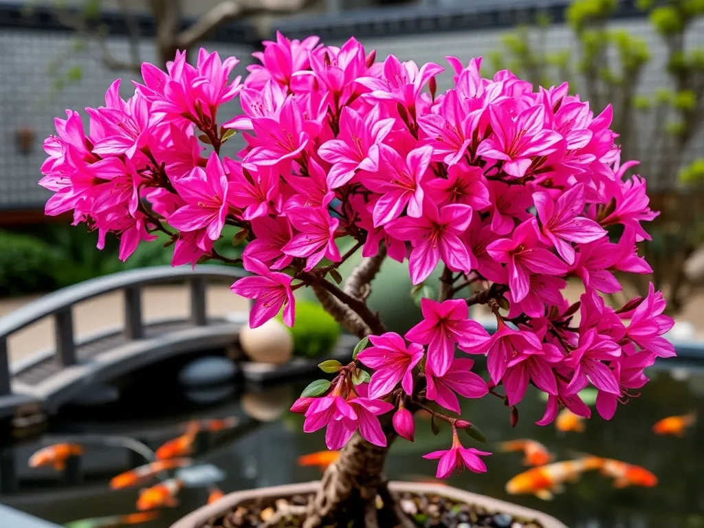 Azalia japońska bonsai: odkryj piękno miniaturowych drzewek