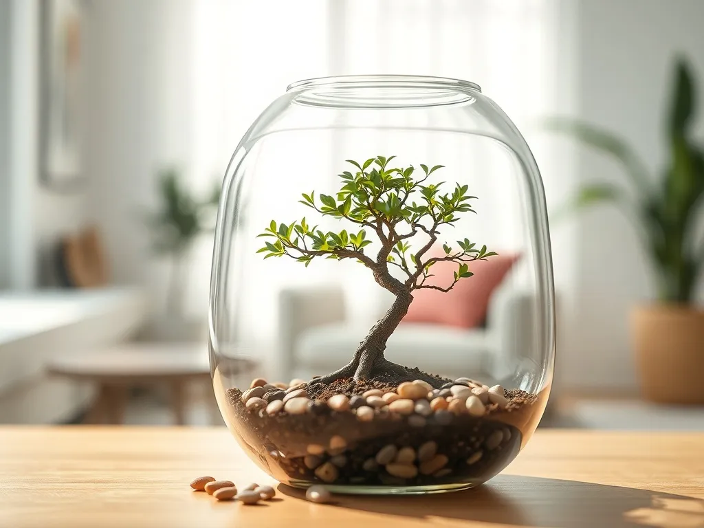 Bonsai w szkle: jak stworzyć miniaturowy las w domu?