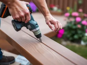 Montaż deski kompozytowej bez legarów