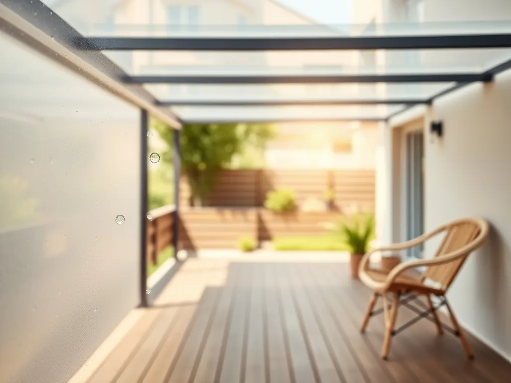 Zadaszenie tarasu poliwęglan mleczny: montaż, zalety, pielęgnacja