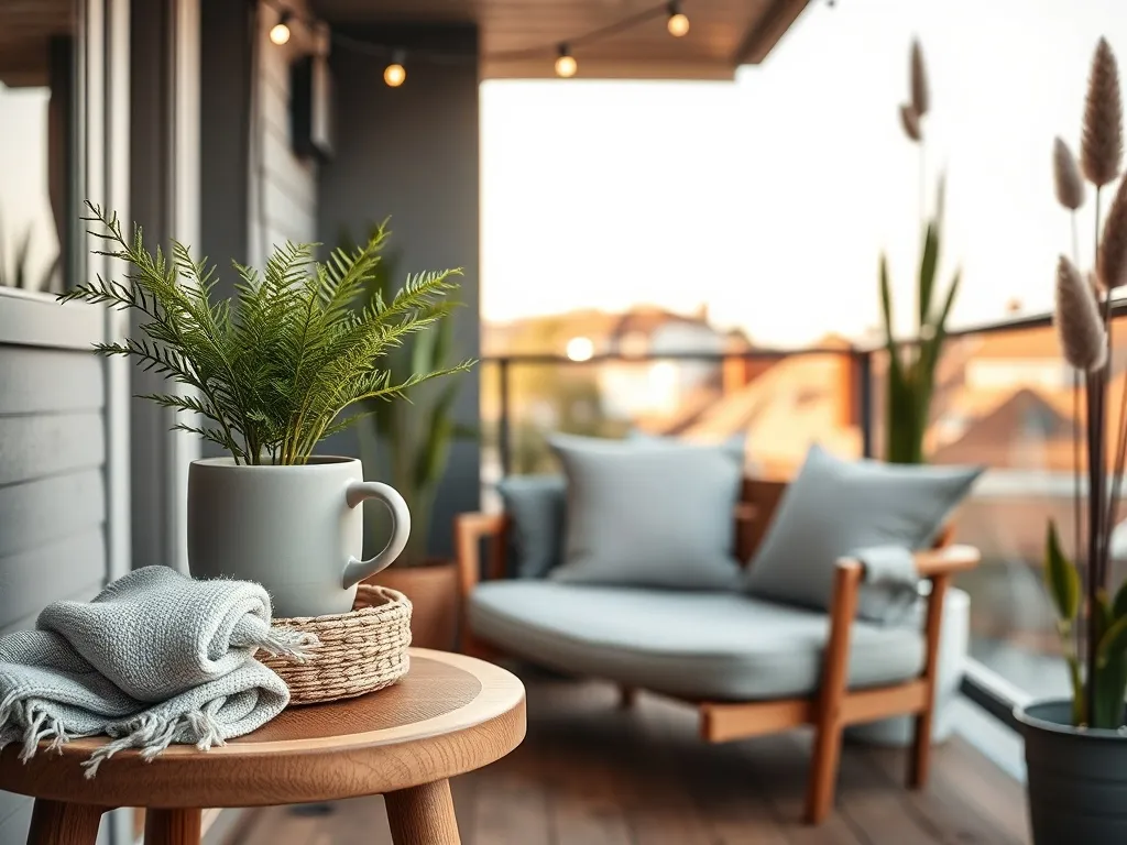 Balkon w stylu skandynawskim – pomysły i aranżacje