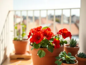 Mało wymagające kwiaty na słoneczny balkon