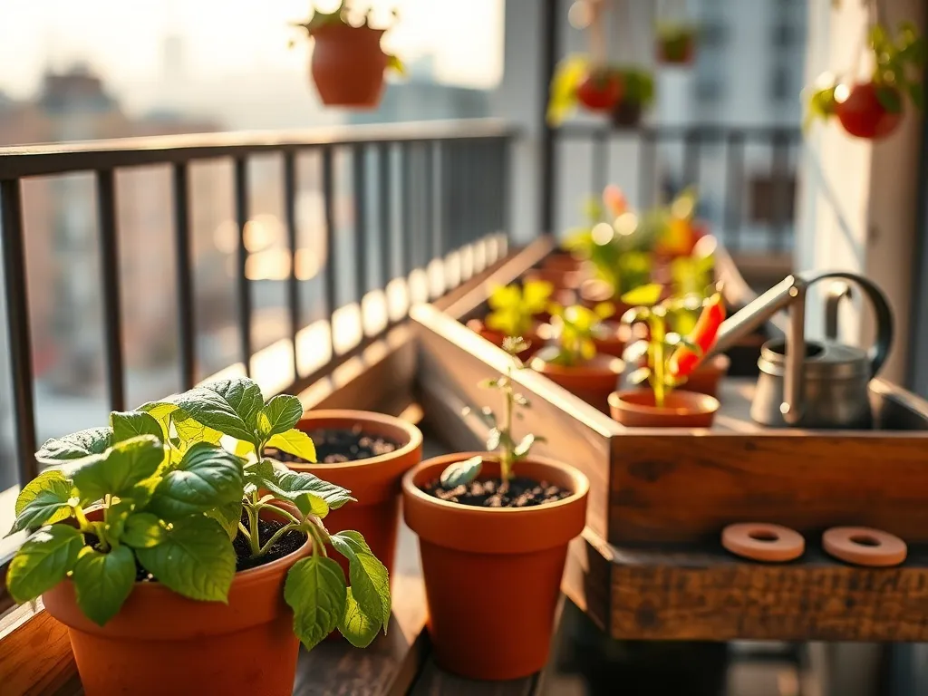 Mini warzywnik na balkonie: jak założyć i co uprawiać?