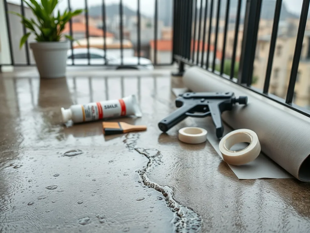 Czym uszczelnić przeciekający balkon? Najlepsze metody