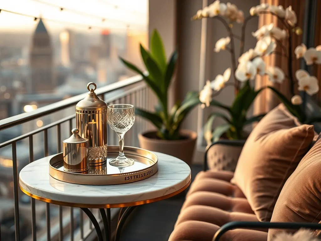Balkon glamour inspiracje – pomysły na elegancką aranżację