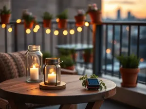 Oświetlenie balkonu bez prądu – pomysły i inspiracje