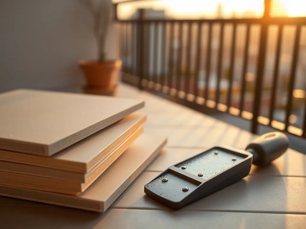 Układanie płytek na balkonie temperatura – kiedy i jak układać?