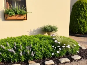 Co posadzić przy elewacji?