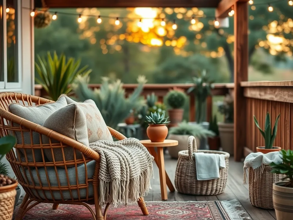 Taras boho dodatki, które odmienią twoją przestrzeń