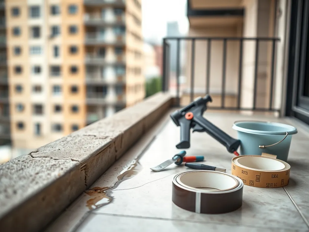 Przeciekający balkon naprawa: jak usunąć przecieki?
