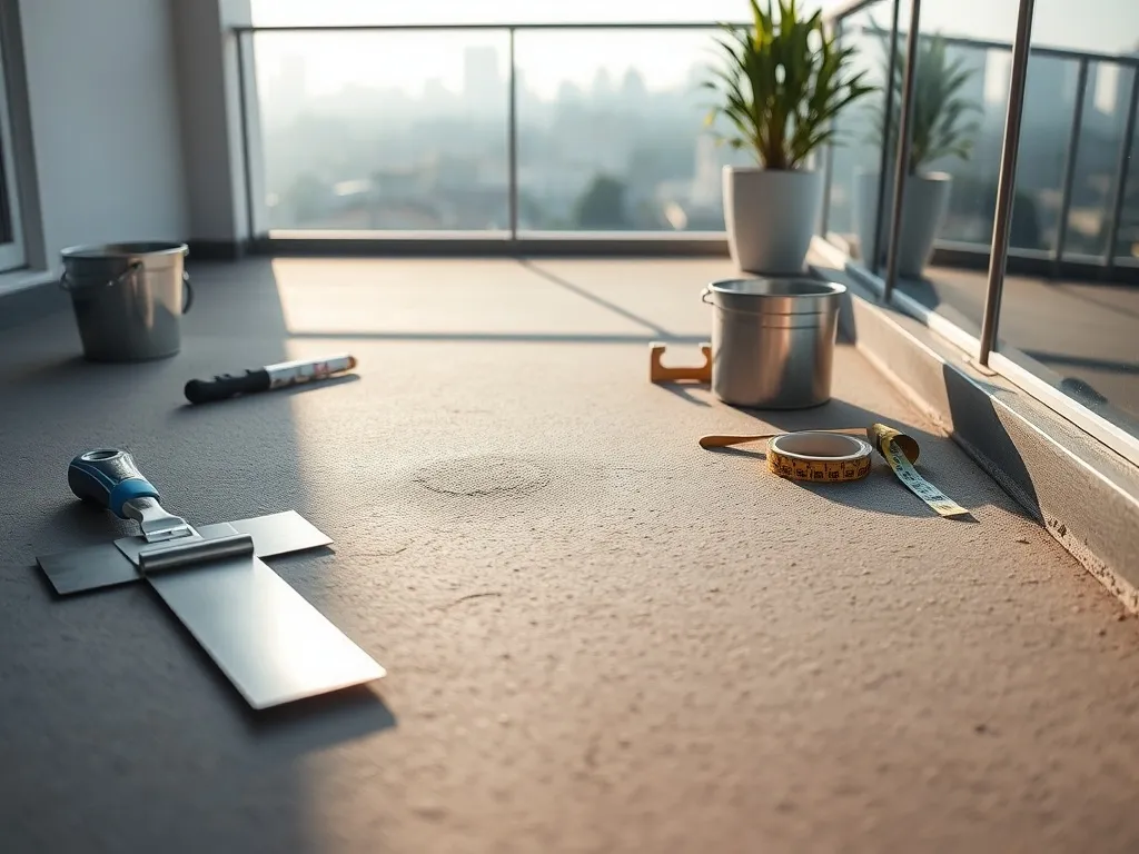 Wylewka cienkowarstwowa na balkon – jak wykonać krok po kroku?