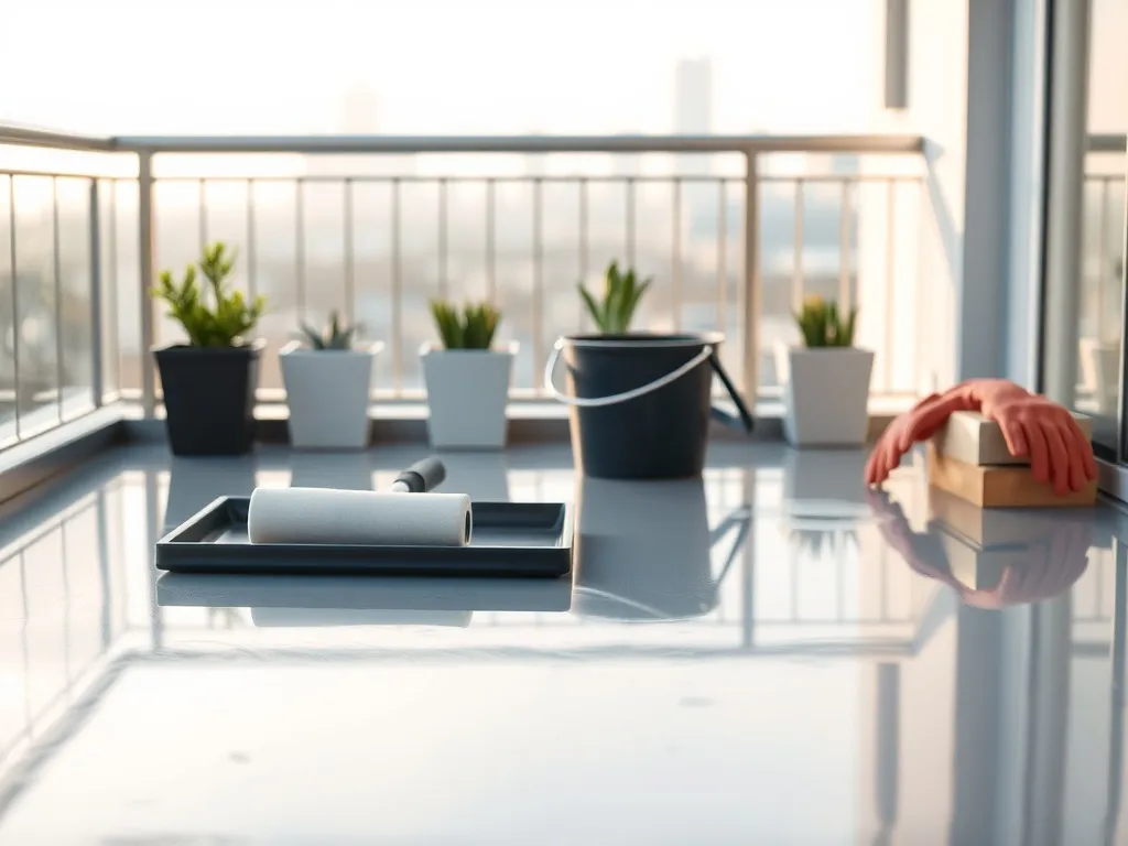 Wykończenie balkonu żywicą – jak zrobić krok po kroku?