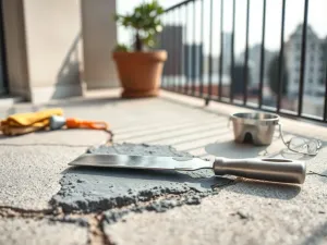 Naprawa betonu na balkonie – praktyczny poradnik