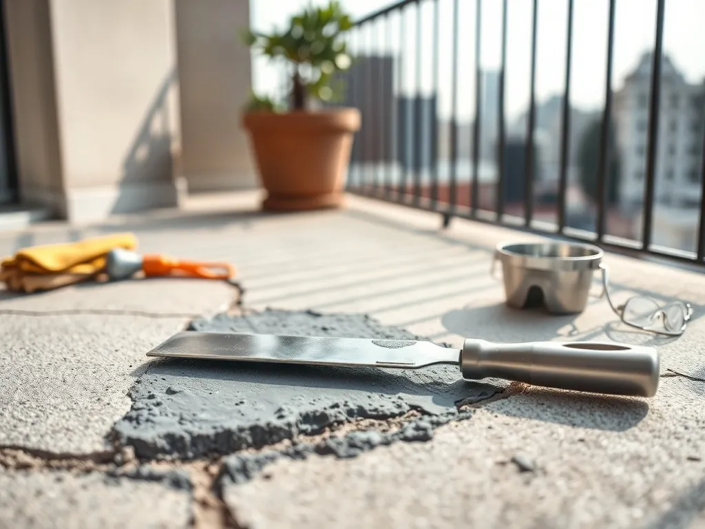 Naprawa betonu na balkonie – praktyczny poradnik
