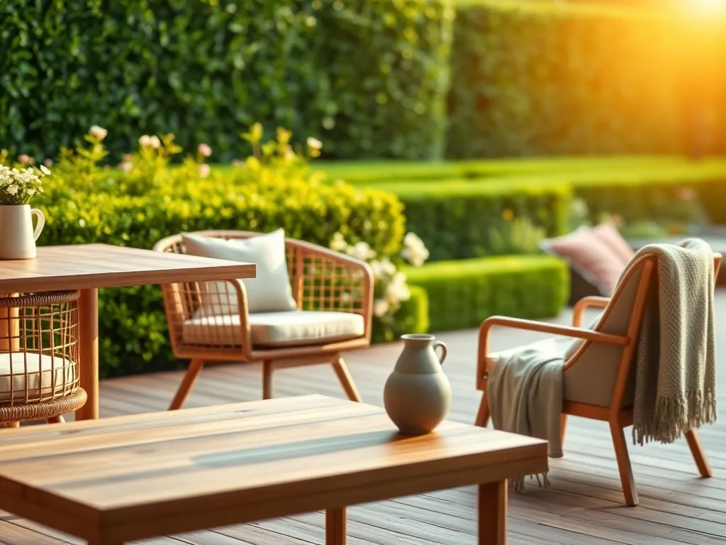 Meble ogrodowe – ranking najlepszych zestawów