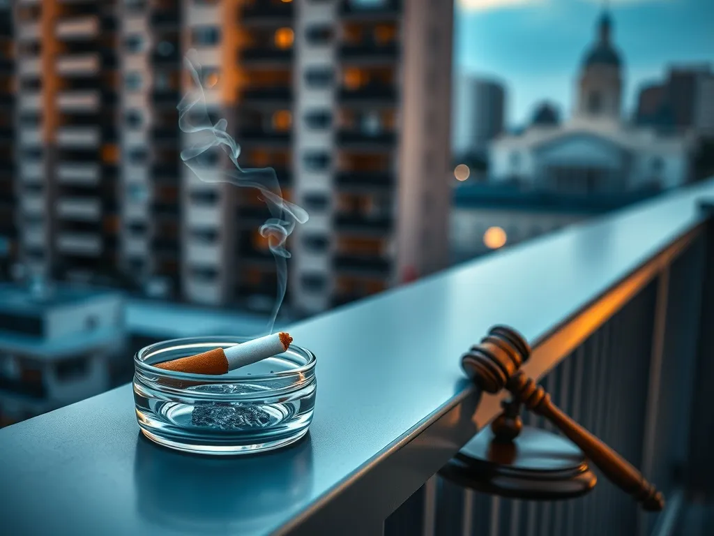 Kiedy zakaz palenia na balkonach? Co mówią przepisy i sądy