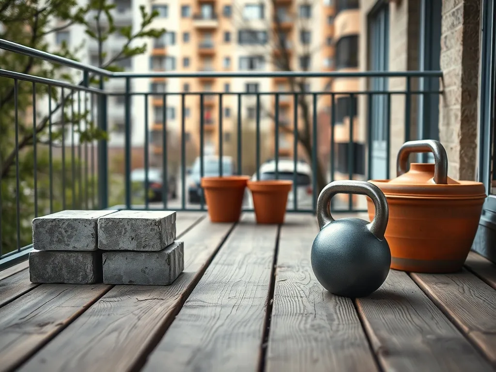 Maksymalne obciążenie balkonu w bloku – ile można postawić?