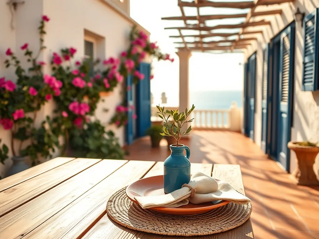 Taras w stylu śródziemnomorskim – pomysły i inspiracje