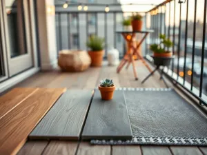 Co położyć na balkonie? Najlepsze pomysły i materiały