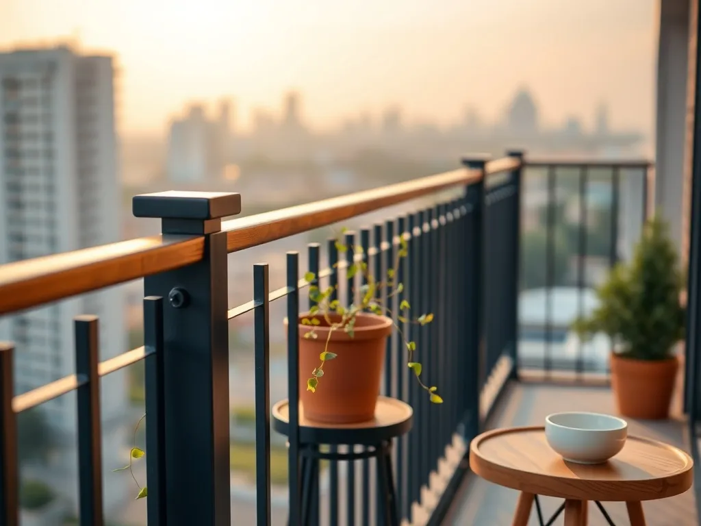 Balkon: inspiracje balustrady