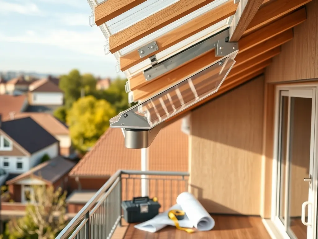 Przedłużenie dachu nad balkonem – jak to zrobić i ile kosztuje?