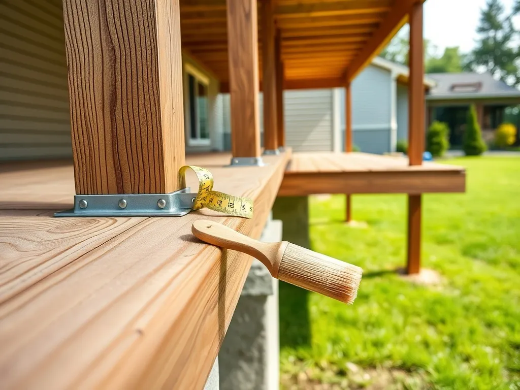 Taras drewniany na słupach - budowa, konserwacja, koszty