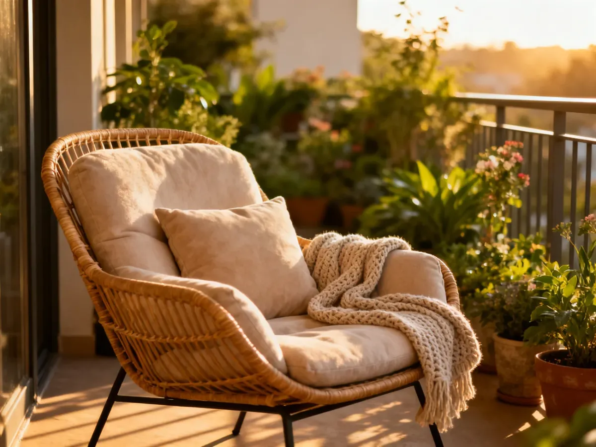 Fotel na balkon – jaki wybrać, aby zapewnić sobie komfort?