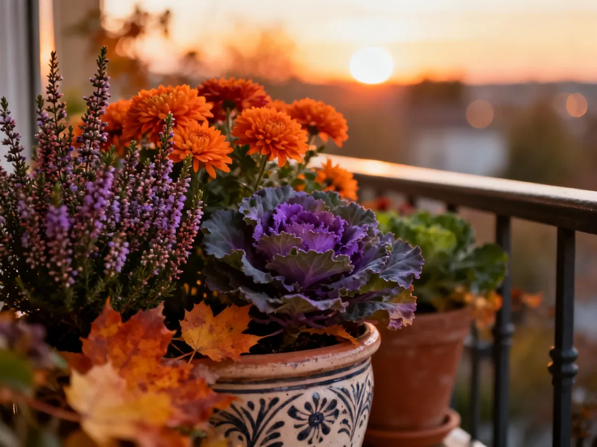 Jakie kwiaty na balkon wybrać jesienią?