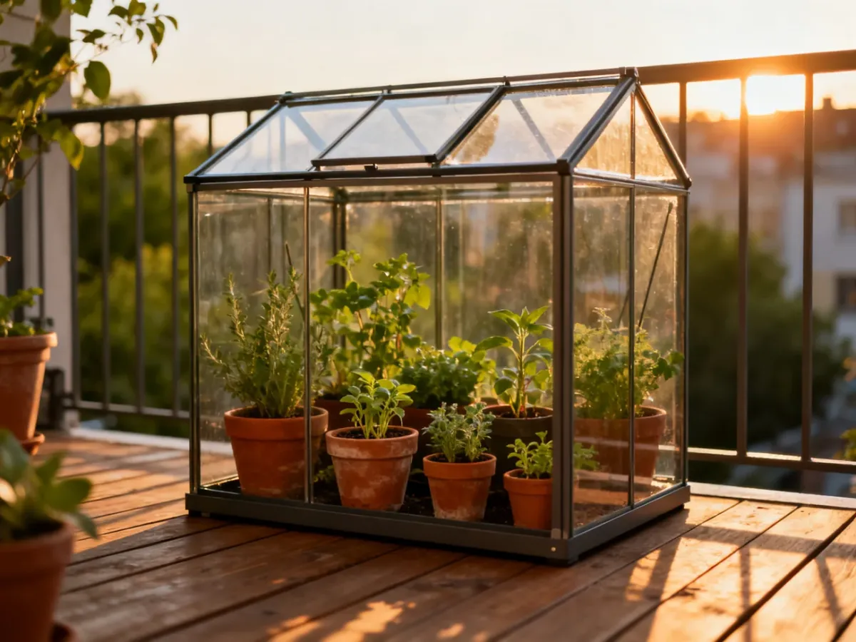 Mini szklarnia na balkon – jak wybrać i co w niej uprawiać?