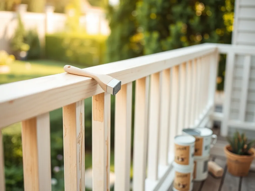Malowanie balustrady drewnianej – porady krok po kroku