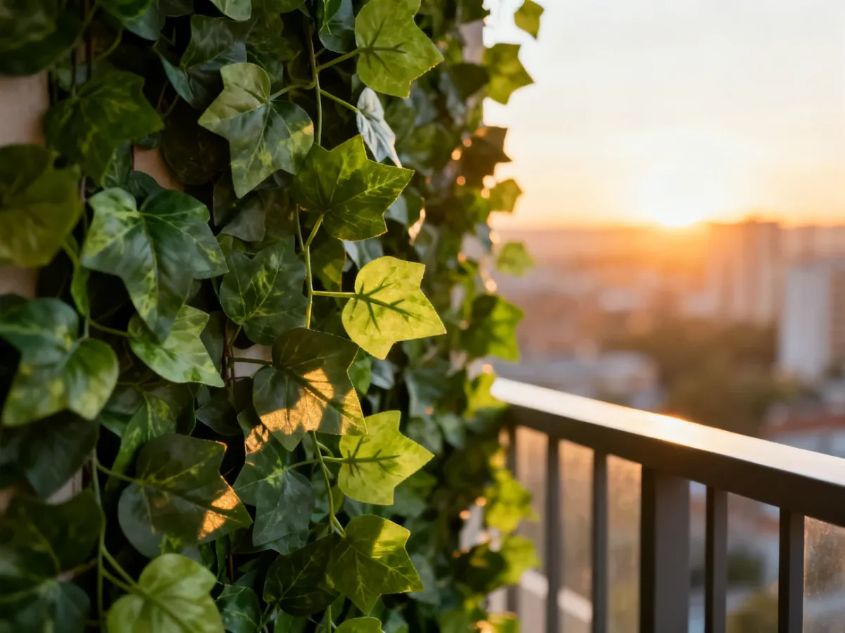 Sztuczny bluszcz na balkon – jak wybrać i zamontować?