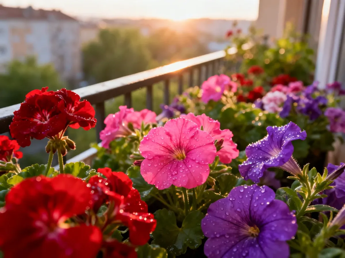 Jakie kwiaty na balkon kwitnące do jesieni wybrać?
