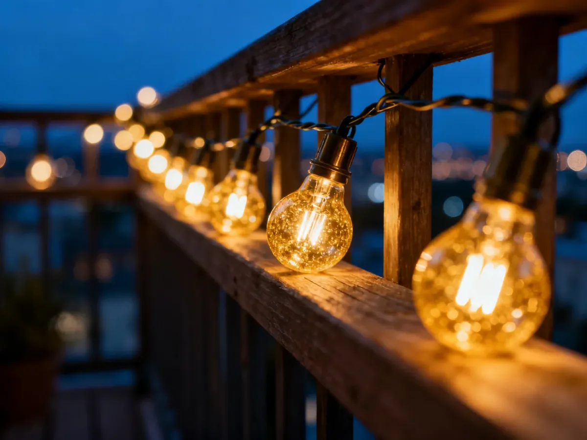 Lampki na balkon – jak wybrać najlepsze oświetlenie?