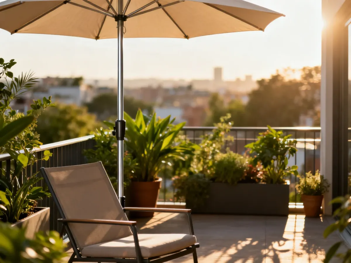 Parasol balkonowy – jak wybrać najlepszy model na balkon?
