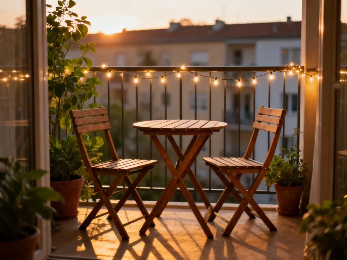 Jakie meble na mały balkon w bloku wybrać?