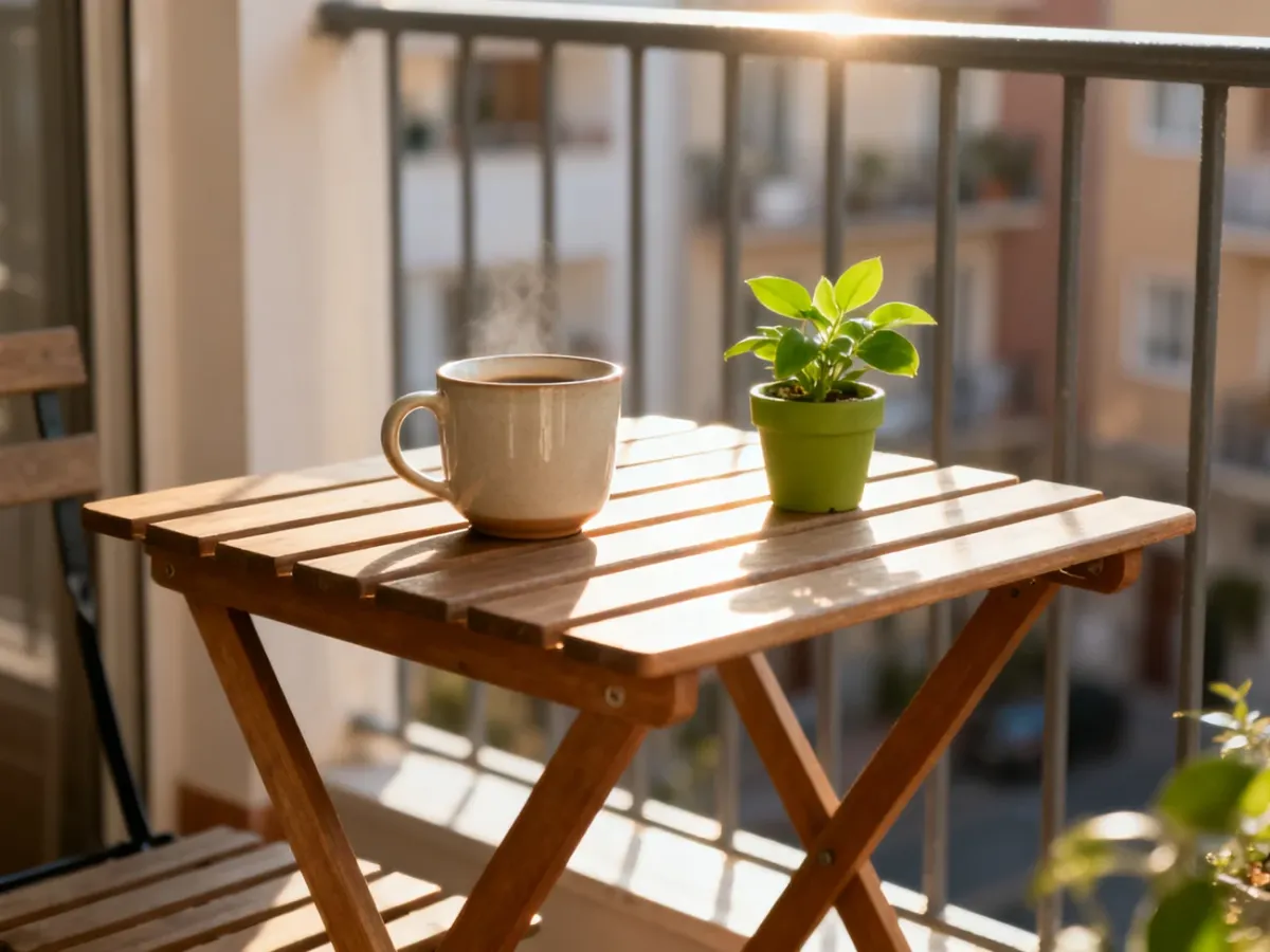 Stolik na balkon – jak wybrać idealny model do małej przestrzeni?