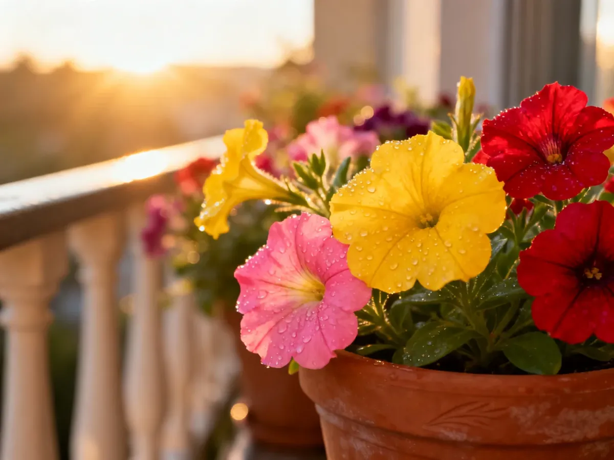 Jakie kwiaty na słoneczny balkon wybrać? Najlepsze propozycje