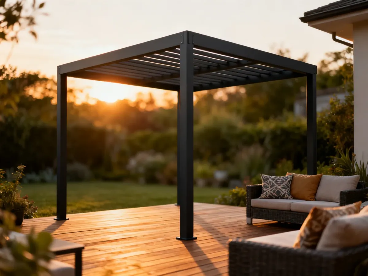Pergola tarasowa 3×4 – rodzaje, montaż, inspiracje