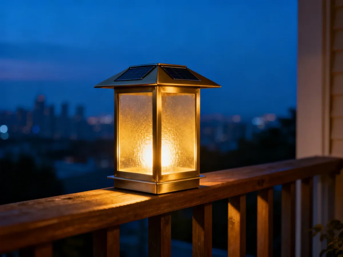 Lampki solarne na balkon – jak wybrać najlepsze oświetlenie?