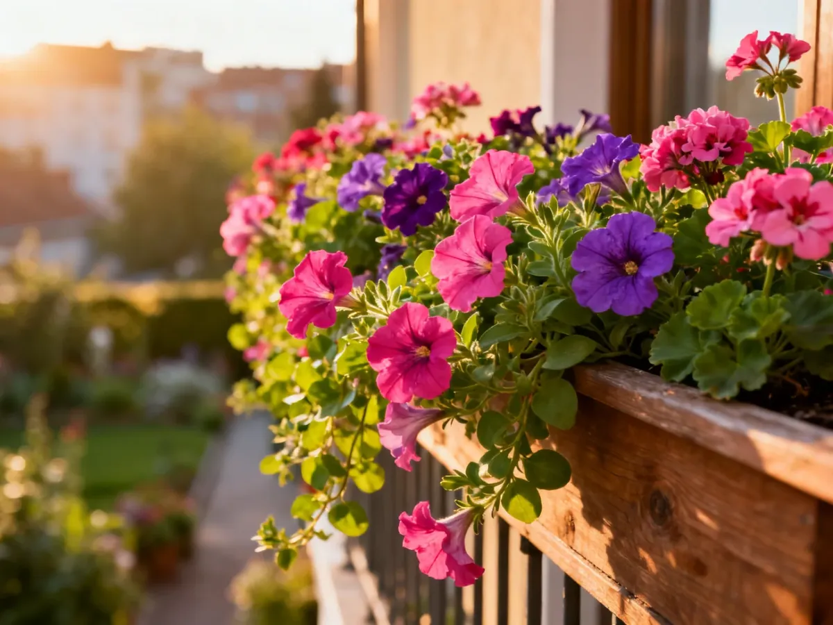 Jakie kwiaty zwisające na balkon wybrać? Najlepsze propozycje