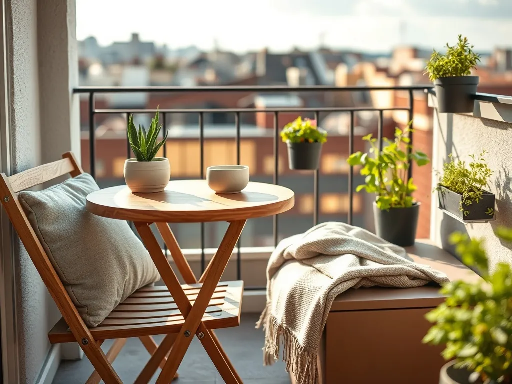 Jakie meble na mały balkon?