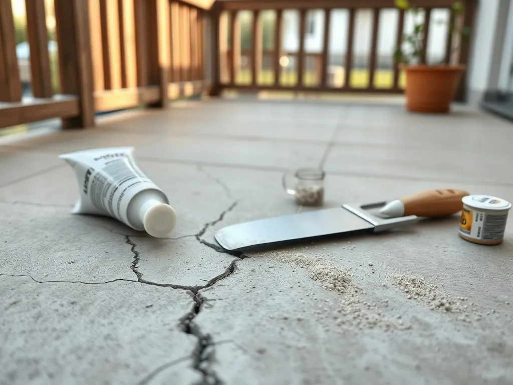 Jak naprawić popękany beton na tarasie?