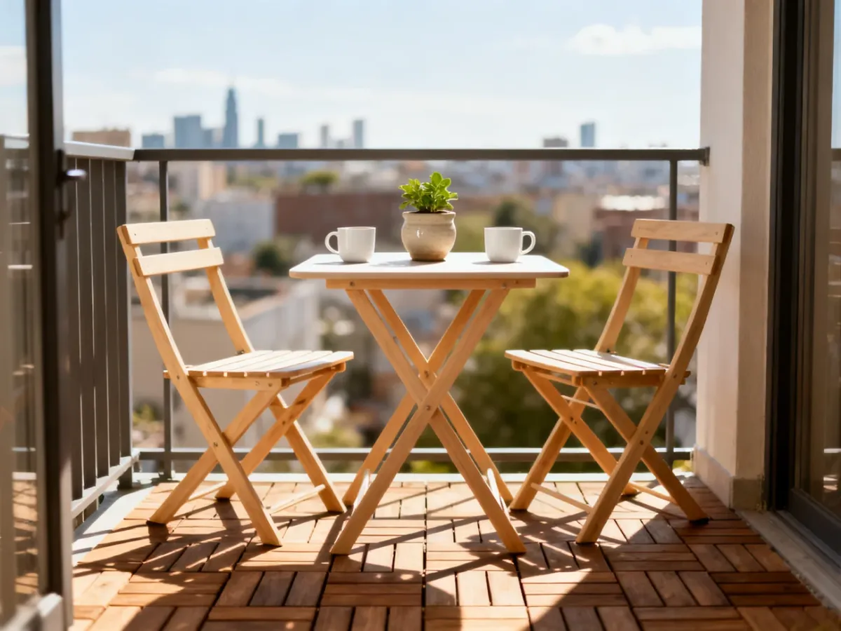 Mały komplet na balkon – jak wybrać idealny zestaw mebli?